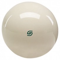 Catálogo de produtos - Bola branca magnética com logotipo verde Aramith